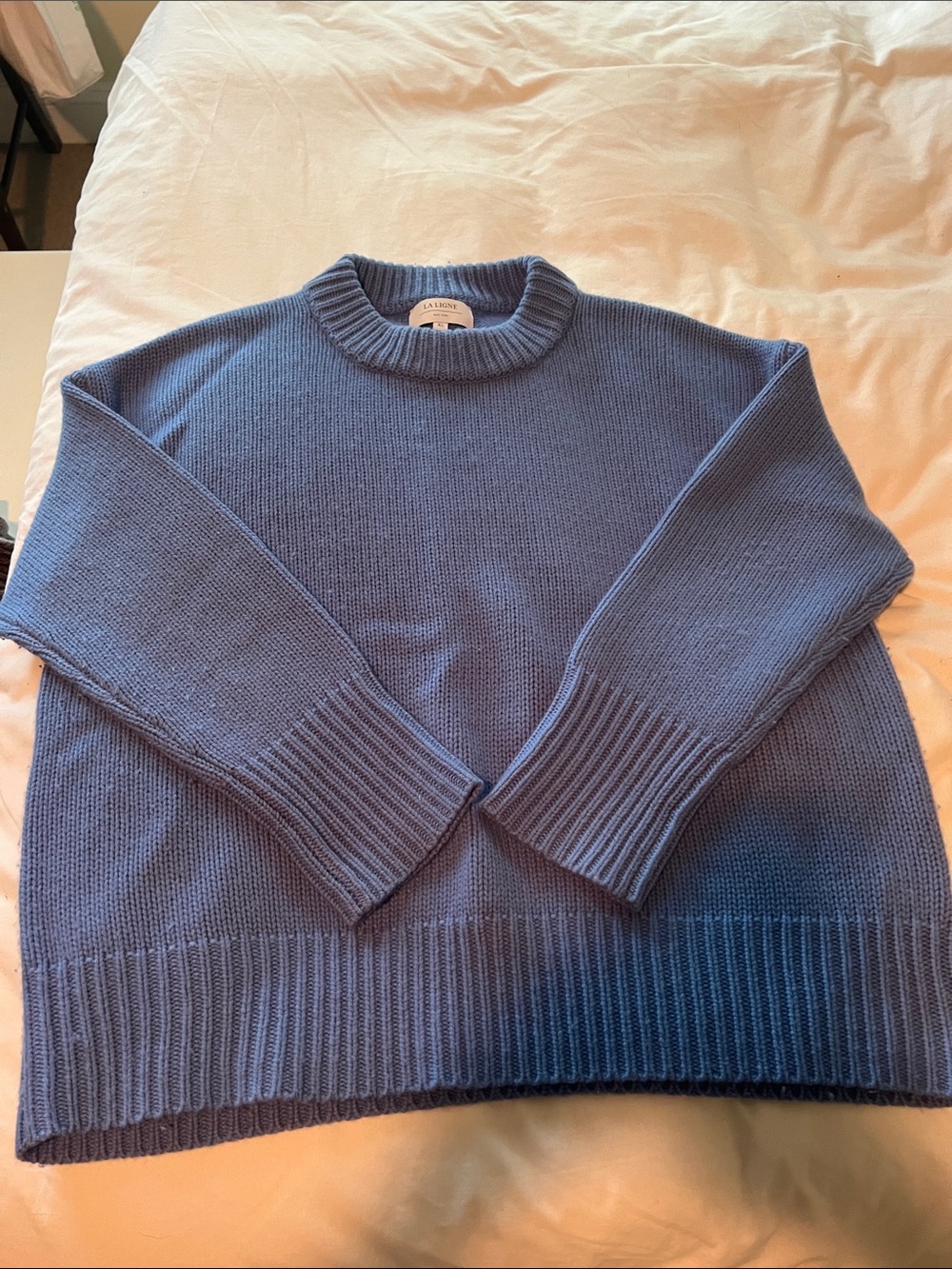 La Ligne women’s Crewneck Sweater in Dusty Blue
